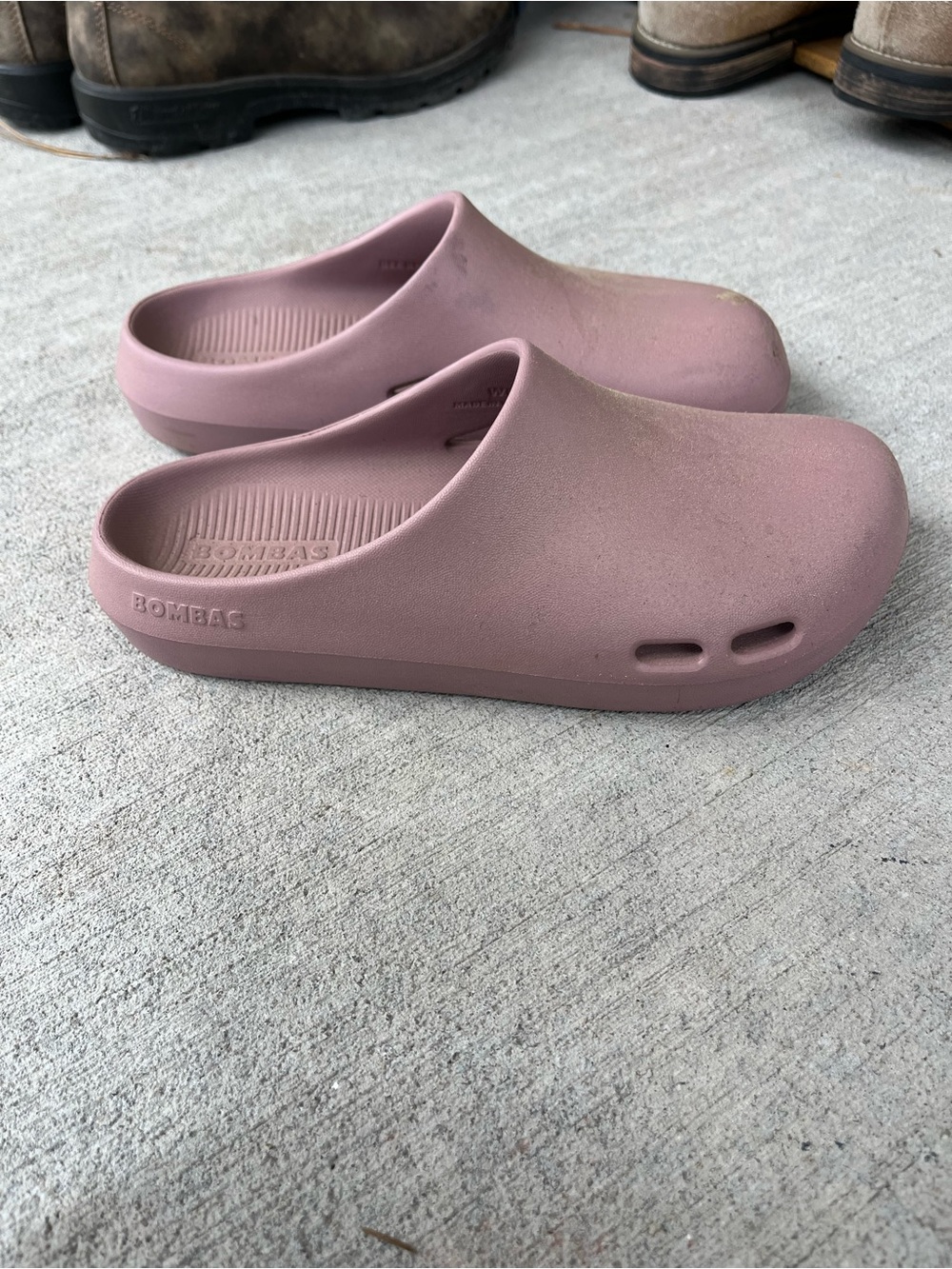 Bombas Women's Dusty Rose Slip-On Clog Mule